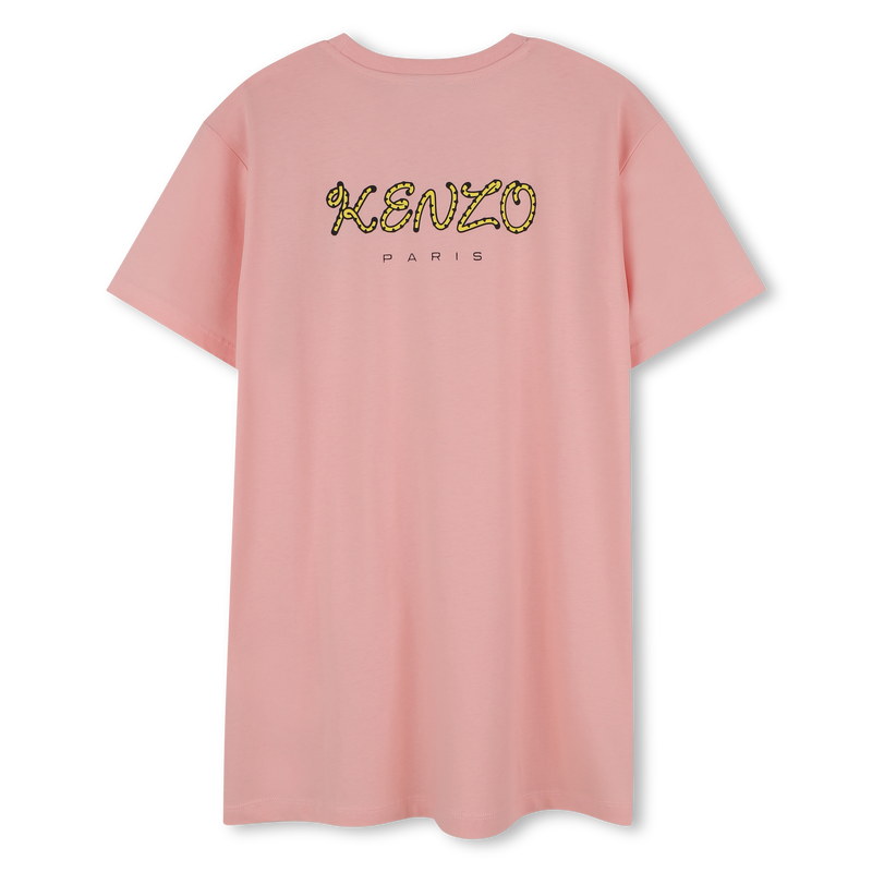 Vestido de manga curta KENZO KIDS 
                    GIRL