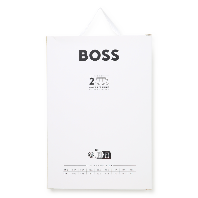 Lote de 2 boxers em algod&atilde;o BOSS 
                        BOY