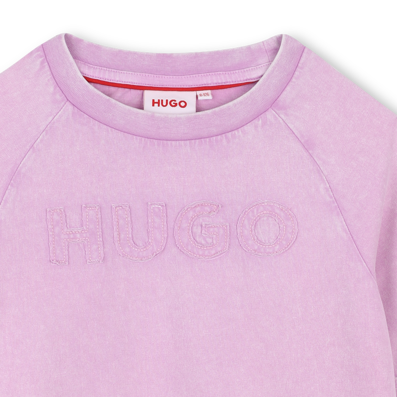 T-shirt de manga curta HUGO 
                    GIRL