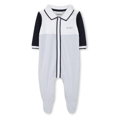 Pijama tricolor com gola polo BOSS BOY