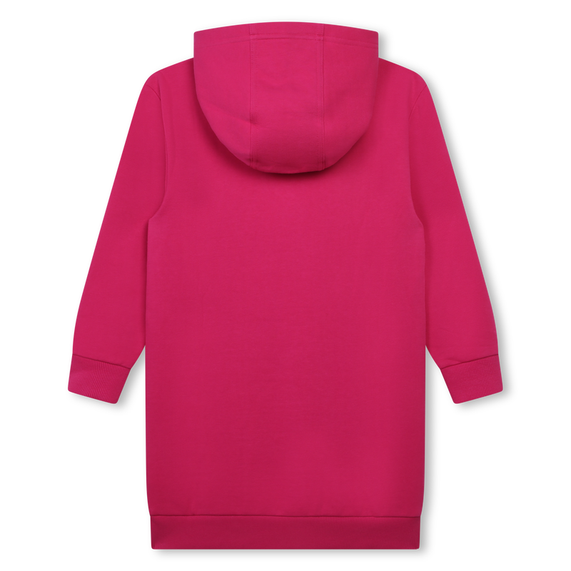 Vestido em molet&atilde;o com bolso HUGO 
                        GIRL