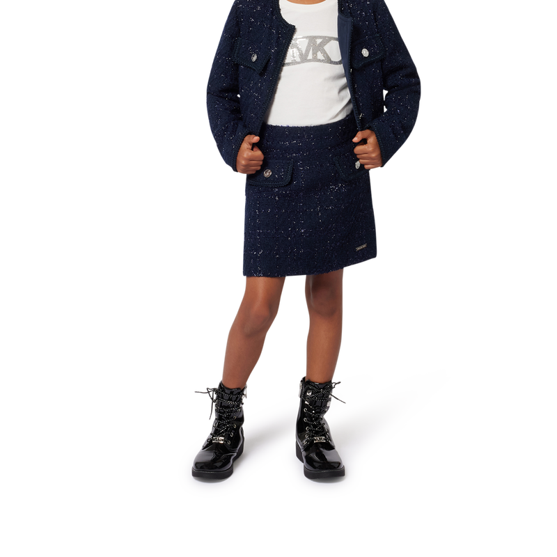 Saia curta em tweed MICHAEL KORS 
                        GIRL