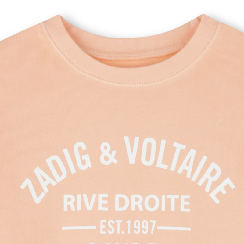 Sweatshirt em molet&atilde;o ZADIG & VOLTAIRE 
                        UNISEX