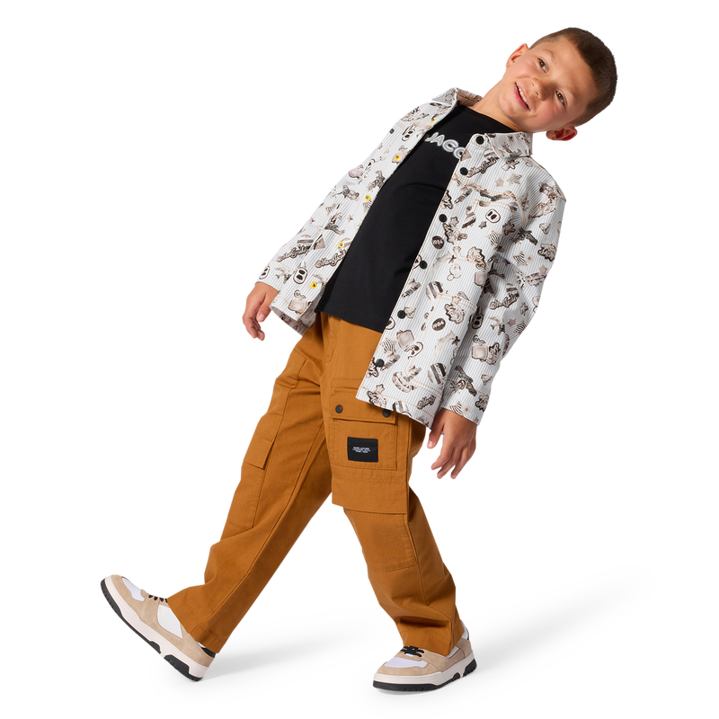 CASACO LISTRADO E ESTAMPADO MARC JACOBS 
                        BOY