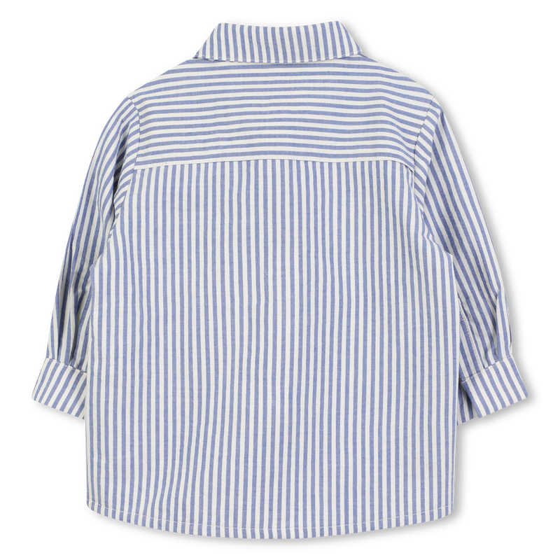 Camisa de algodão às riscas KENZO KIDS 
                    BOY