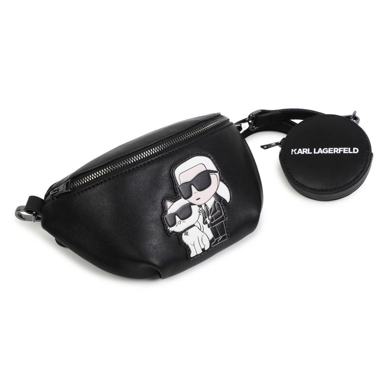 Bolsa de cintura e carteira KARL LAGERFELD KIDS 
                        GIRL