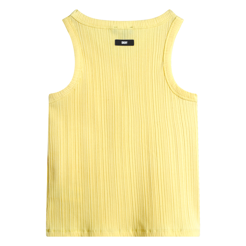 T-shirt de cavas em algodão DKNY 
                    GIRL