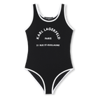 Fato de banho de 1 pe&ccedil;a KARL LAGERFELD KIDS 
                    GIRL