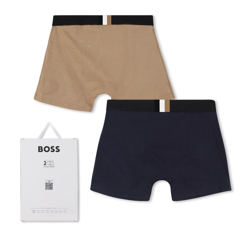 Pack de 2 cuecas boxer jersey BOSS 
                        BOY