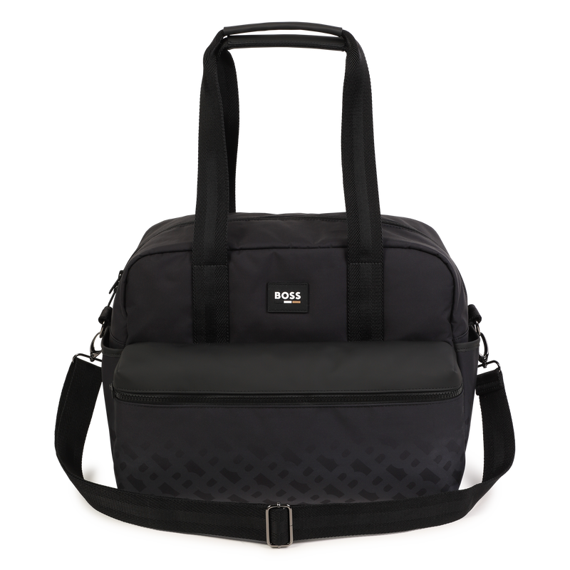 Saco muda-fraldas estampado BOSS 
                        UNISEX