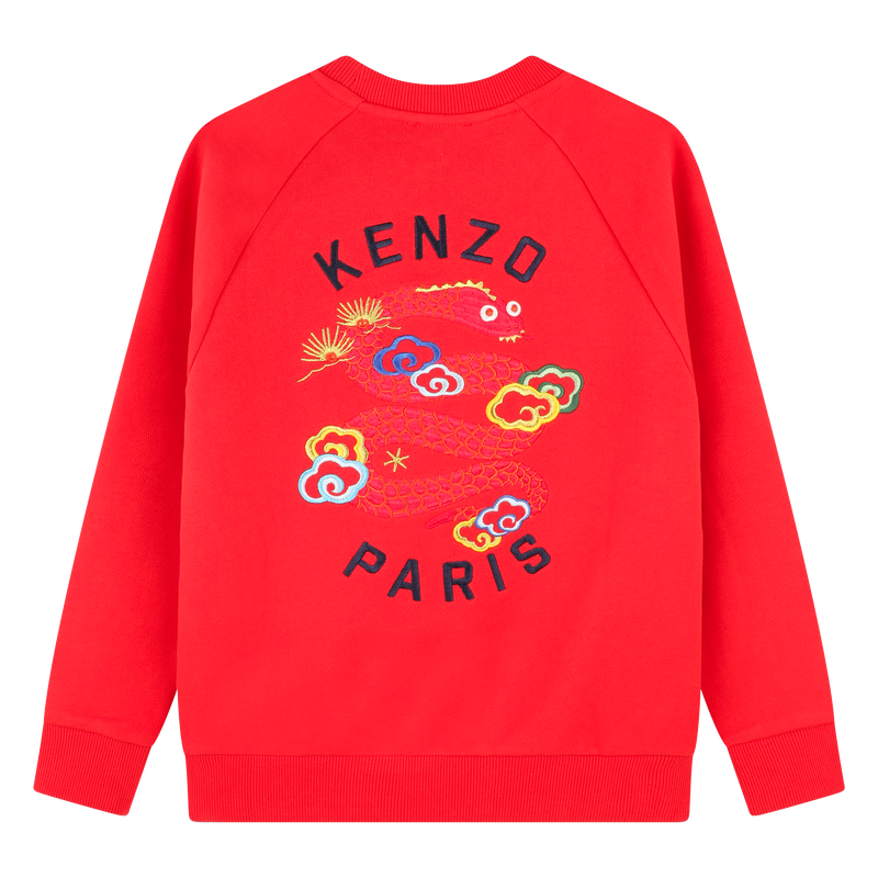 Sweatshirt em molet&atilde;o KENZO KIDS 
                        UNISEX