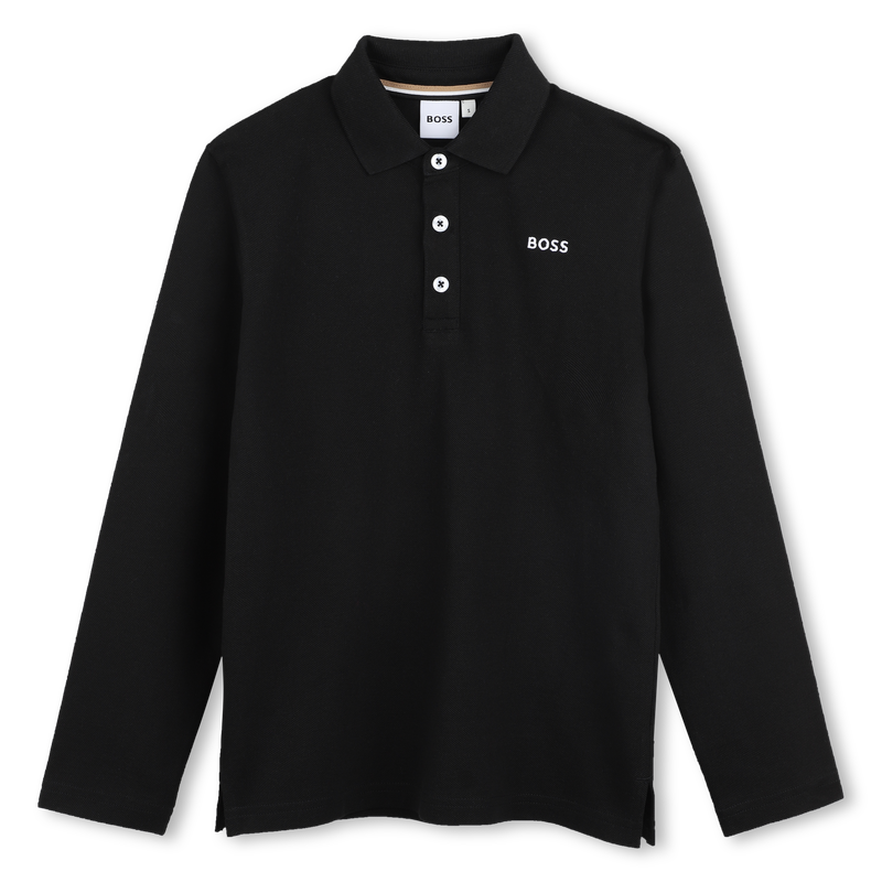 Polo de mangas longas BOSS 
                        MENINO