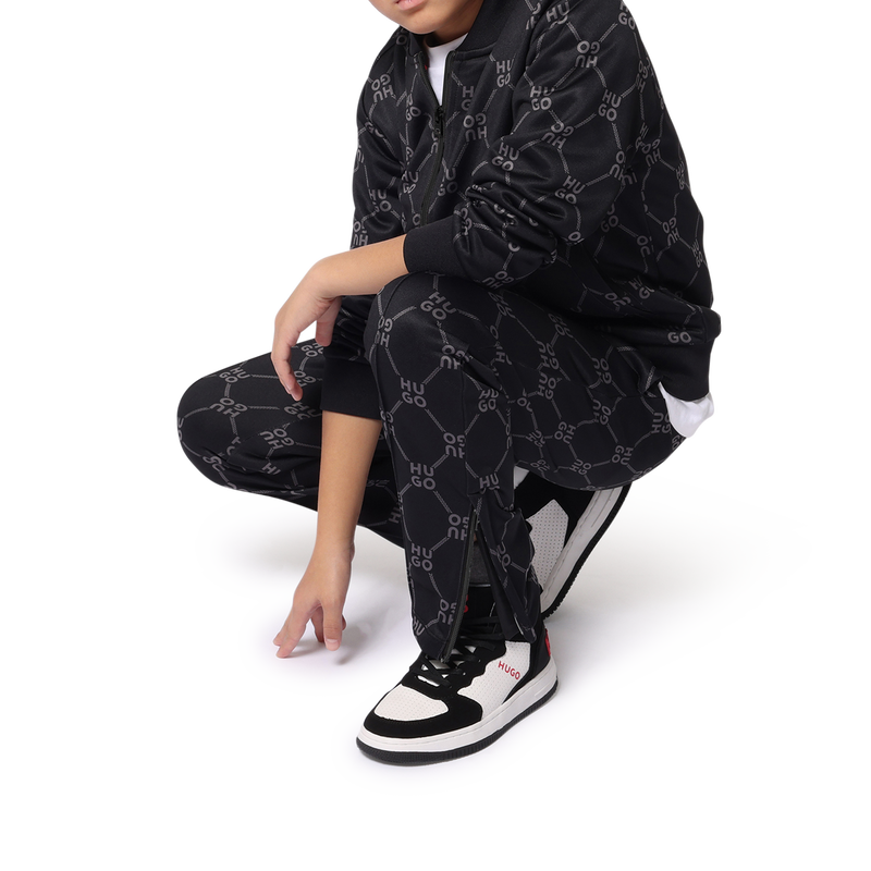 Casaco de jogging em molet&atilde;o HUGO 
                        BOY