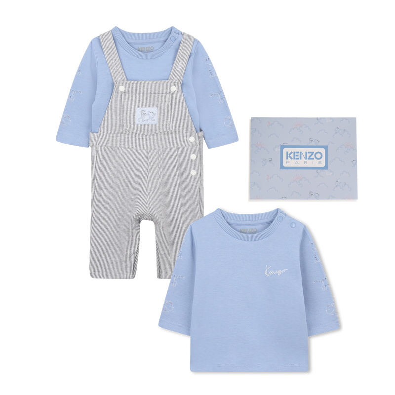 Conjunto de camiseta + macac&atilde;o KENZO KIDS 
                        BOY