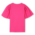 T-shirt lisa de manga curta KENZO KIDS 
                    GIRL