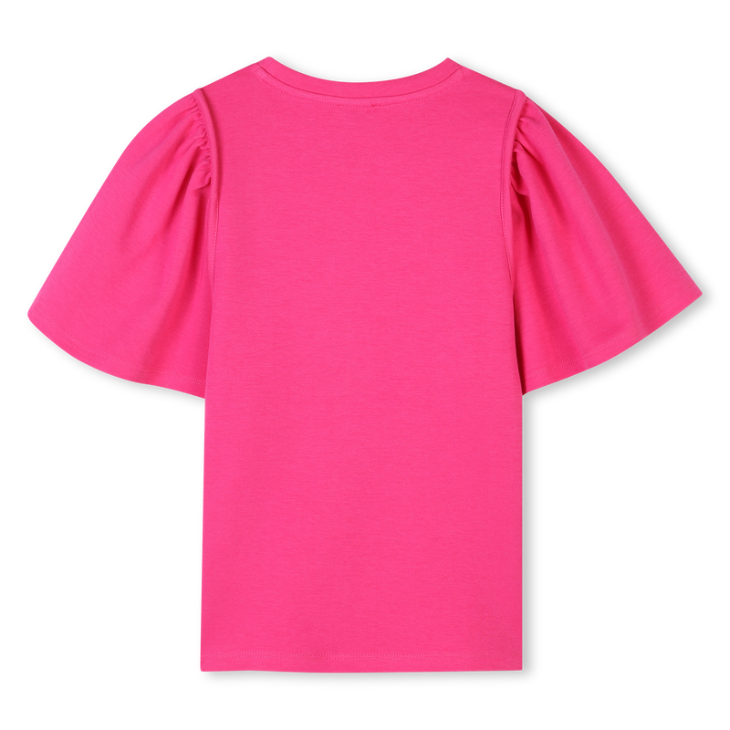 T-shirt lisa de manga curta KENZO KIDS 
                        GIRL