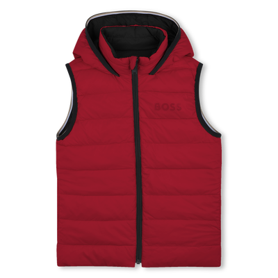 Casaco acolchoado com capuz efeito flano BOSS BOY