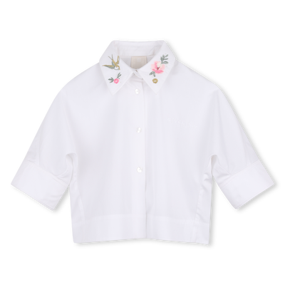 Camisa de mangas m&eacute;dias GIVENCHY MENINA