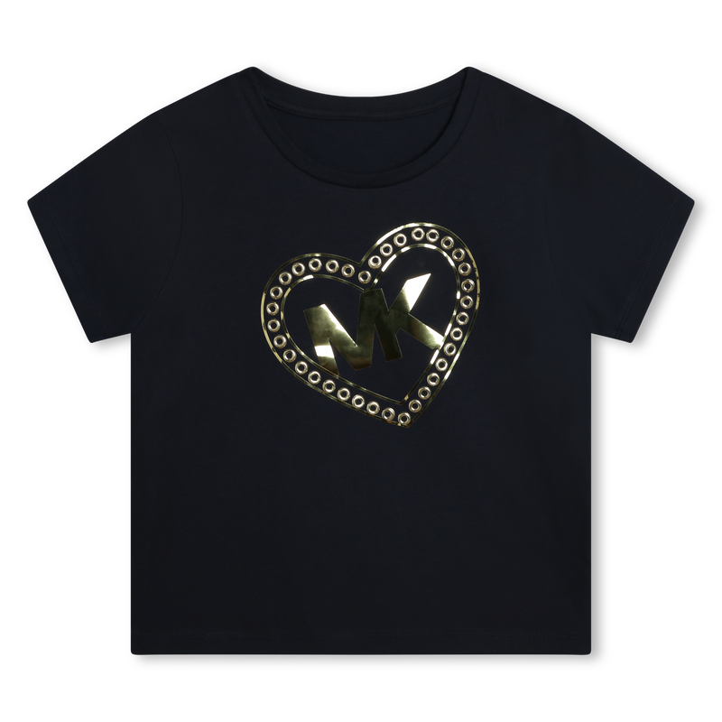 T-shirt estampada em algodão MICHAEL KORS 
                    GIRL