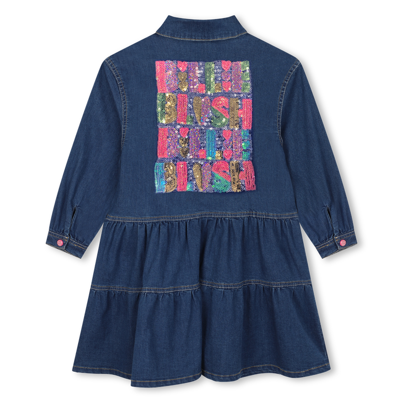 Vestido de ganga com colarinho BILLIEBLUSH 
                        GIRL