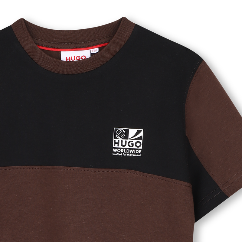 Camiseta de mangas curtas HUGO 
                        BOY