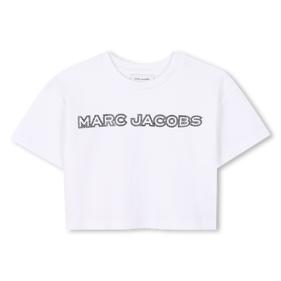 T-shirt curta com strass MARC JACOBS GIRL