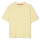 T-shirt em algod&atilde;o lavado HUGO 
                    BOY