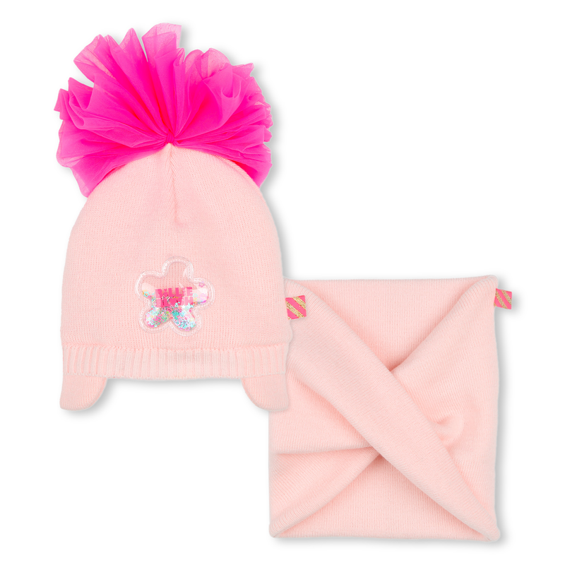 Conjunto de gorro e &eacute;charpe BILLIEBLUSH 
                        GIRL