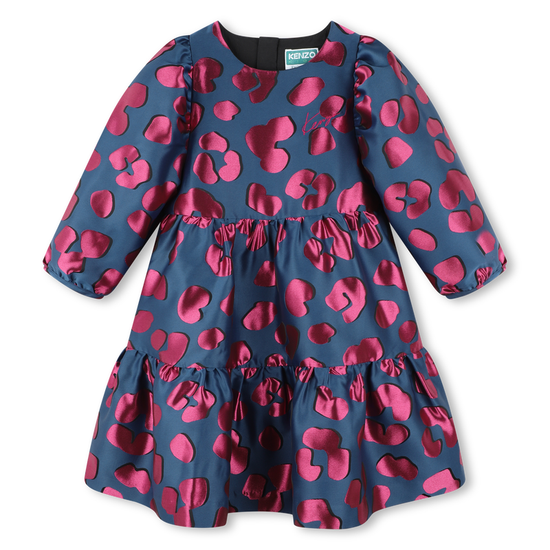 Vestido em jacquard KENZO KIDS 
                    GIRL