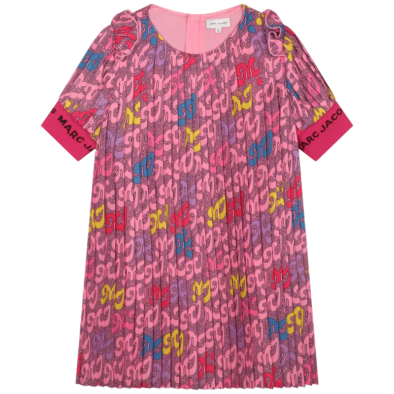 Pleated crêpe dress THE MARC JACOBS 
                    GIRL