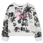 Moletom de l&atilde; KARL LAGERFELD KIDS 
                    GIRL