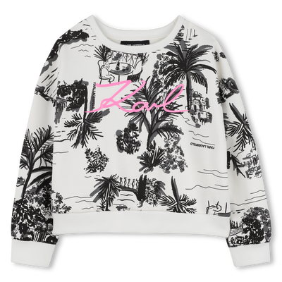 MOLETOM DE L&Atilde; KARL LAGERFELD KIDS GIRL