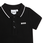 Polo de manga curta BOSS 
                    MENINO