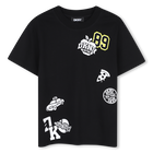 Camiseta de mangas curtas DKNY 
                    MENINO