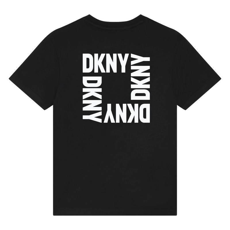 T-shirt unissexo em algodão DKNY 
                    UNISEX