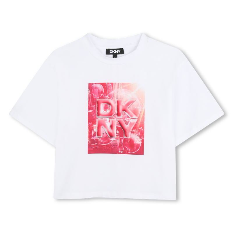 T-SHIRT DE MANGA CURTA DKNY 
                        GIRL