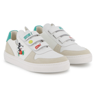 T&eacute;nis com riscas de gancho e la&ccedil;o MARC JACOBS 
                    BOY