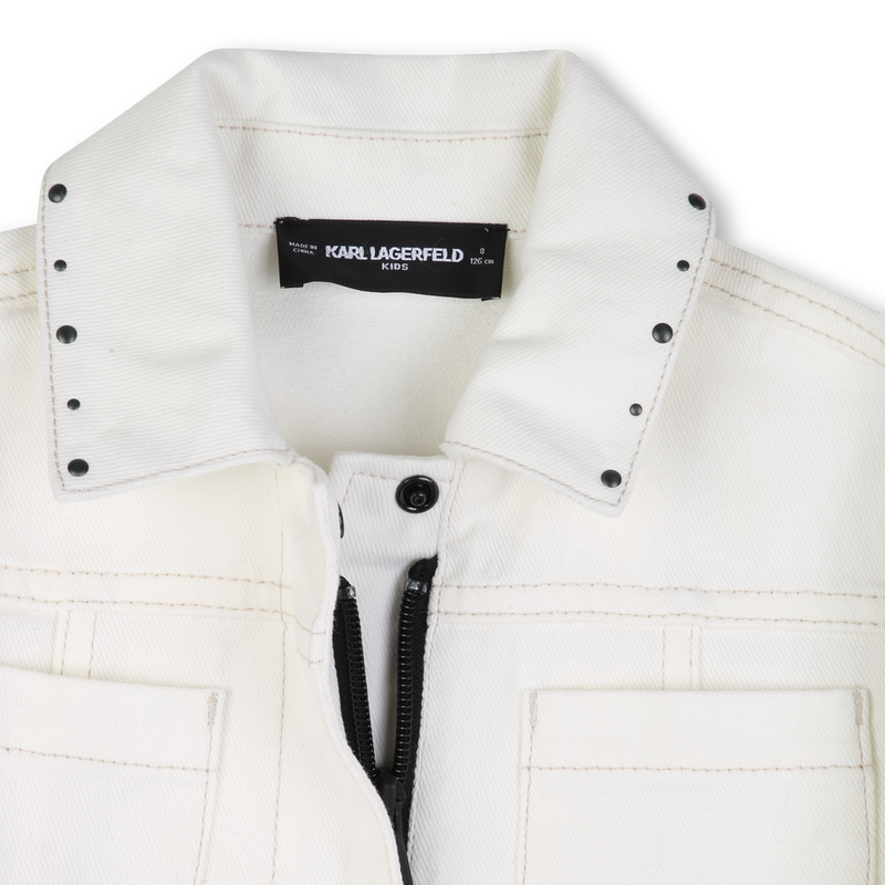 CASACO COM Z&Iacute;PER KARL LAGERFELD KIDS 
                        GIRL