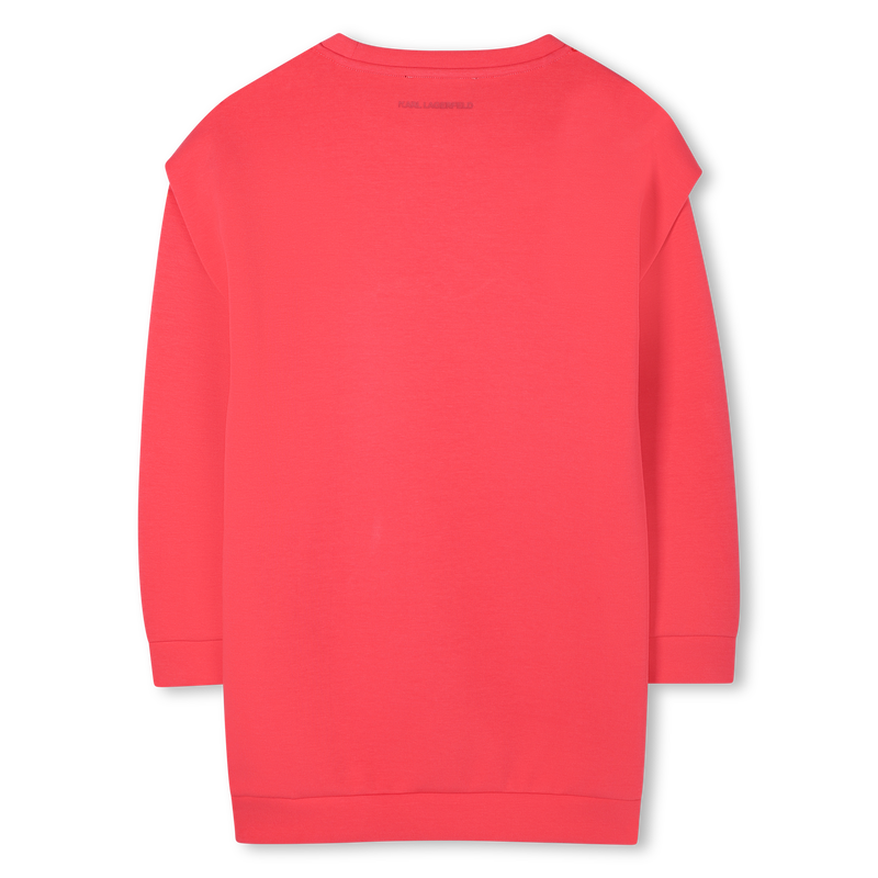 Vestido de manga comprida KARL LAGERFELD KIDS 
                    GIRL