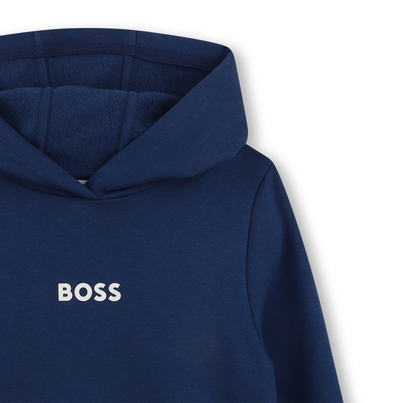 SWEAT COM CAPUCHA BOSS 
                        MENINO