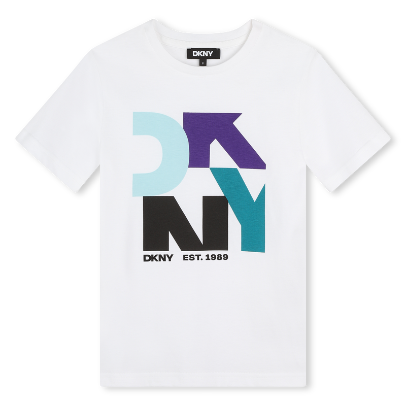 Short-Sleeved Cotton T-Shirt DKNY 
                    BOY