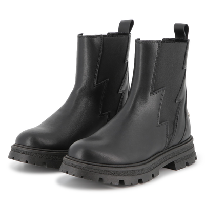 Botas Chelsea de couro bovino ZADIG & VOLTAIRE GIRL