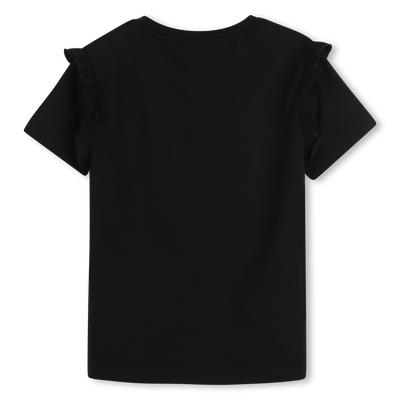 Camiseta de mangas curtas KARL LAGERFELD KIDS GIRL