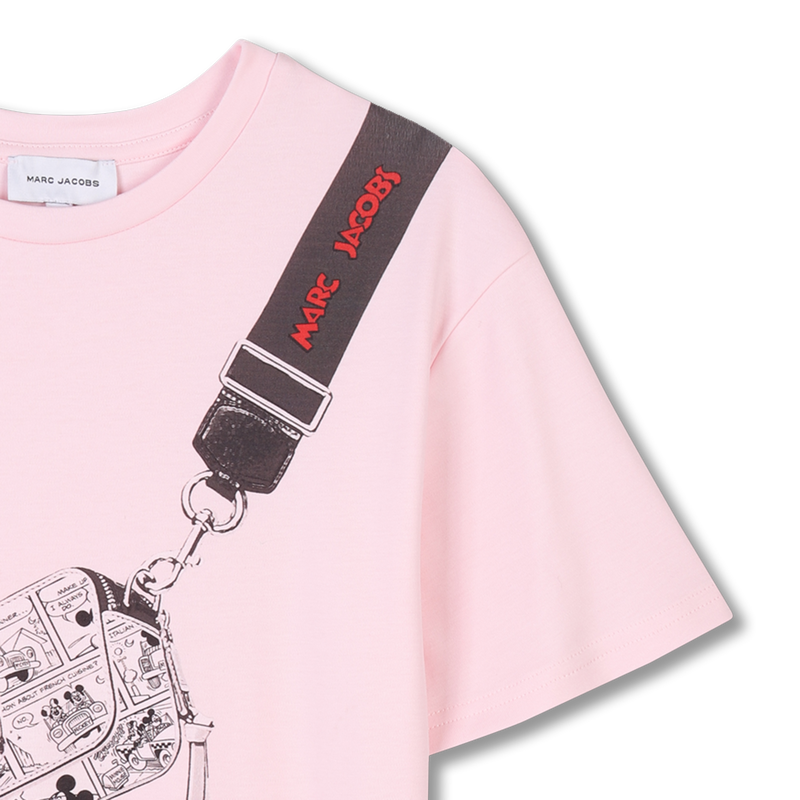 Vestido mangas curtas algod&atilde;o MARC JACOBS 
                        GIRL