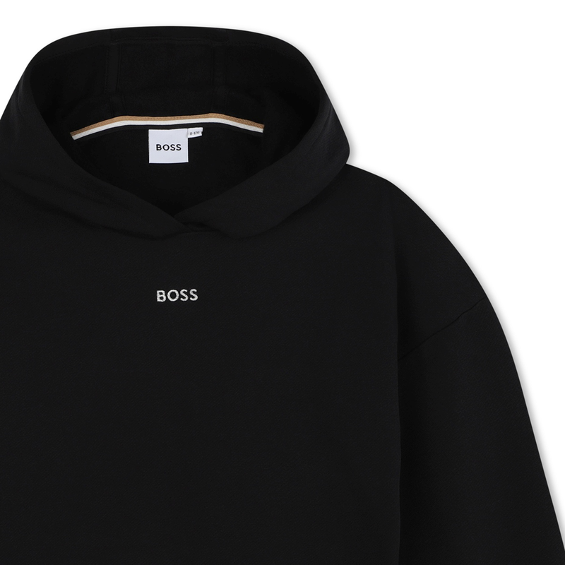 Sweatshirt molet&atilde;o com capuz BOSS 
                        GIRL