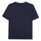 T-shirt de manga curta, AZUL MARINHO, hi-res