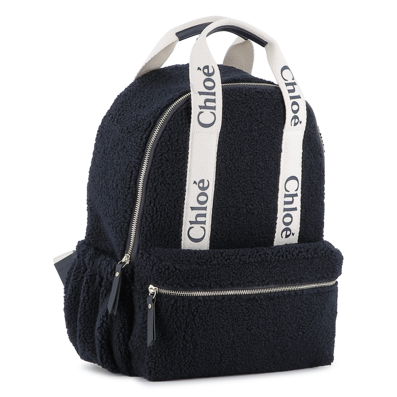 Mochila em lã de pele de carneiro CHLOE 
                        GIRL