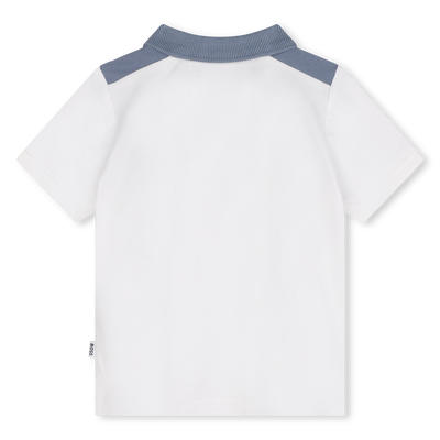 Polo com blocos de cor BOSS BOY