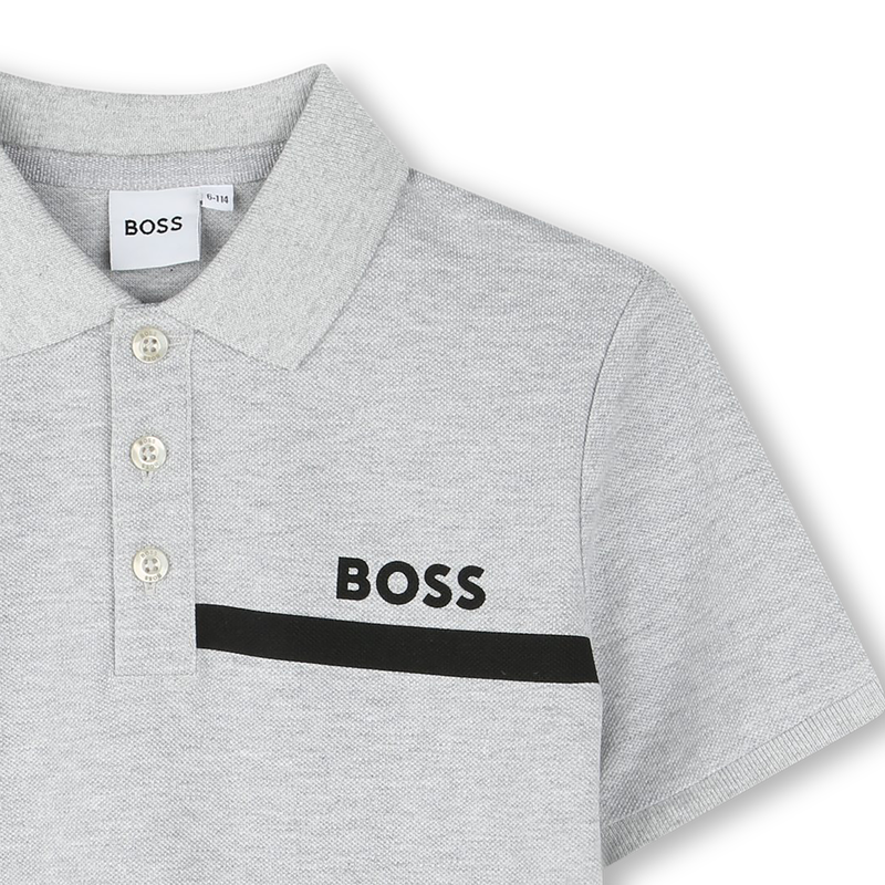 CAMISA POLO DE MANGA CURTA BOSS 
                        BOY