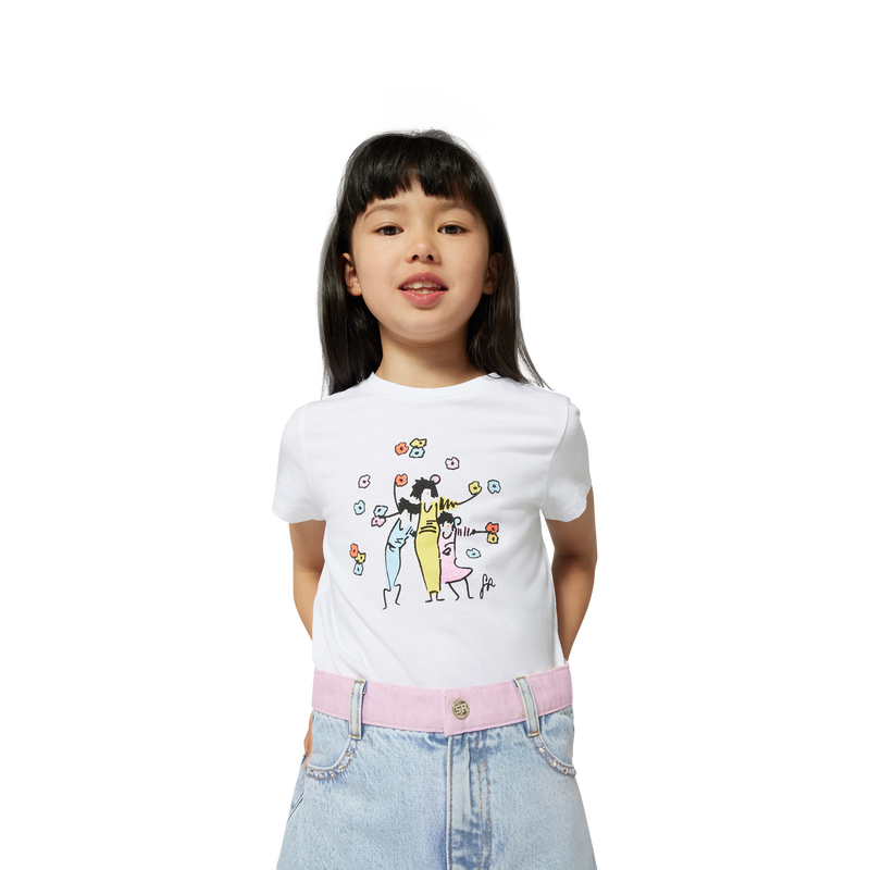 T-shirt de manga curta SONIA RYKIEL 
                        GIRL